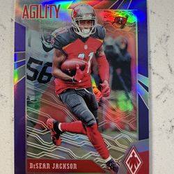 2018 Panini Phoenix DeSean Jackson Agility Purple Parallel /75