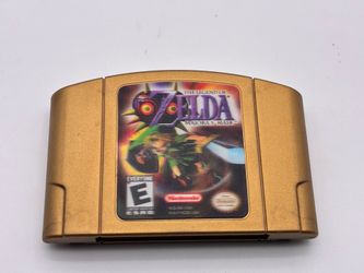 The Legend of Zelda Majora’s Mask Nintendo 64 N64 Gold Cartridge Tested