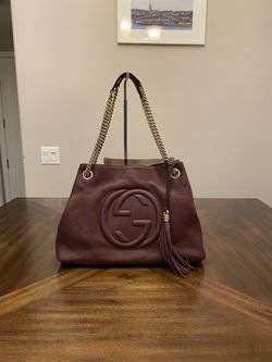 Gucci Logo Soho Chain Shoulder Bag