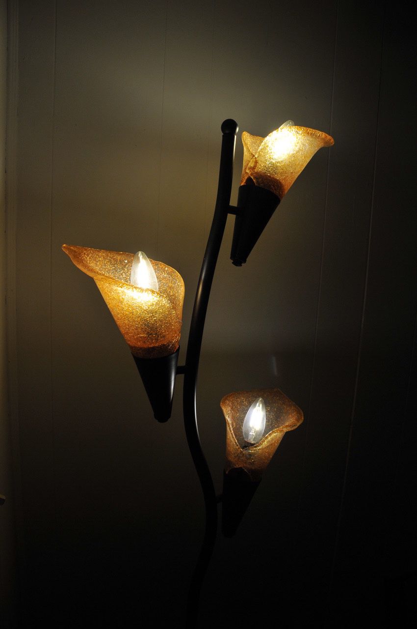 🦩Mid Century Modern Cali Tulips Floor Lamp by Anthony California🦩