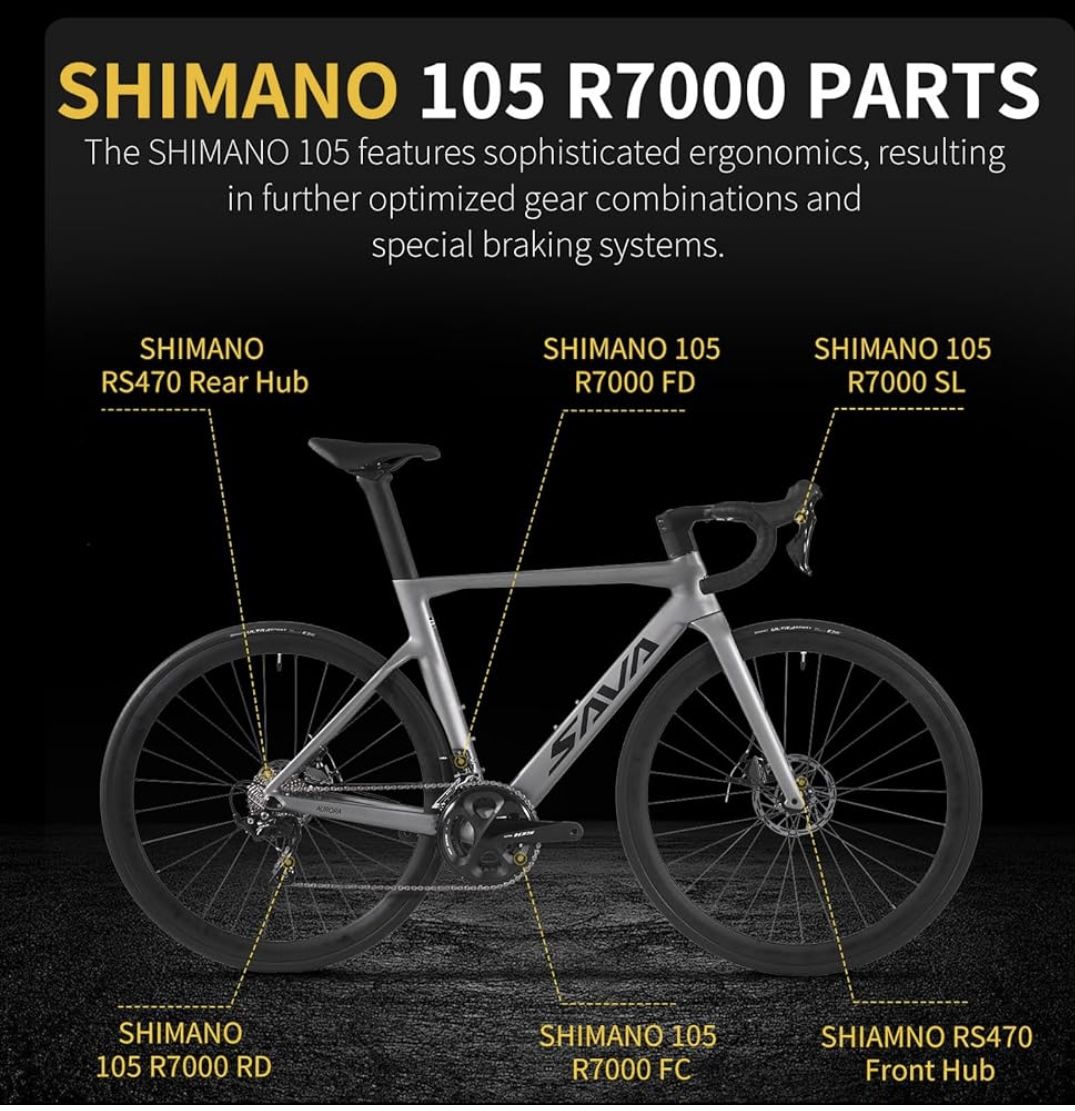 Shimano 105 Savadeck Carbon Road Bike Review For Sale: SAVADECK