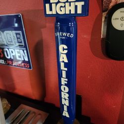 Bud Light Beer Tap "California "