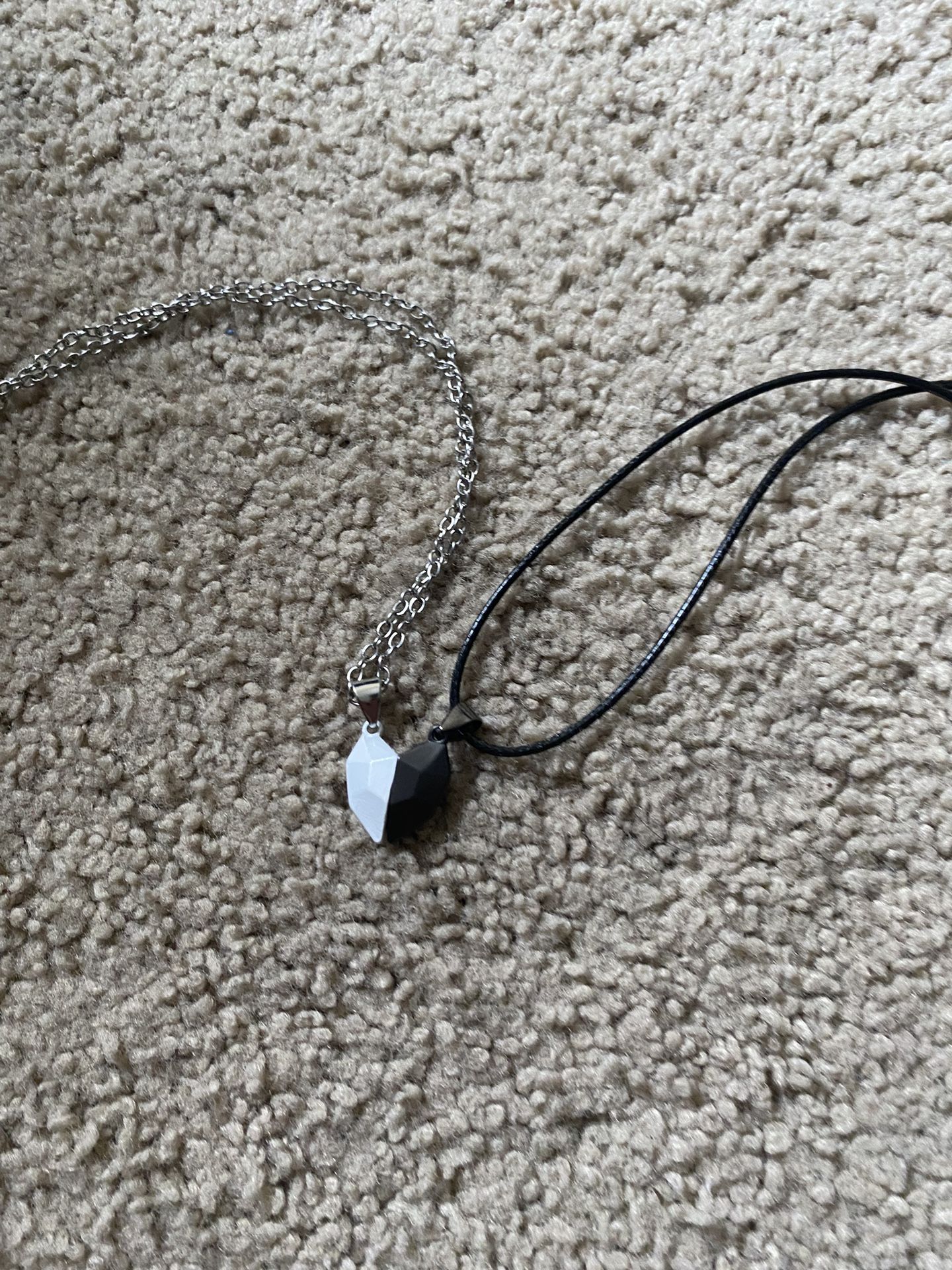 Matching Heart Necklaces