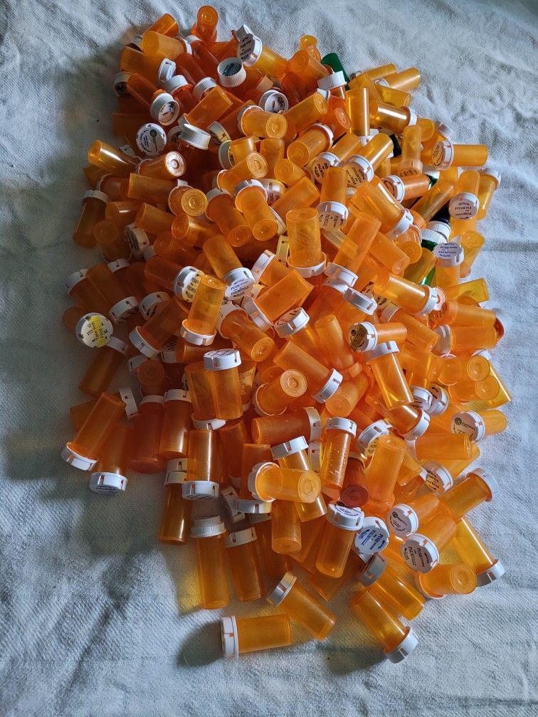296 Empty Pill Bottles 