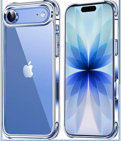 Mkeke for Clear Case for iPhone Air/iPhone 17 Air 6.5", [Not Yellowing] [Military-Grade Drop Protection] Protective Clear for Apple 17 Air Slim Case w