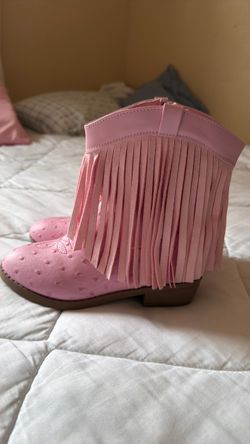 Botas vaqueras color rosa