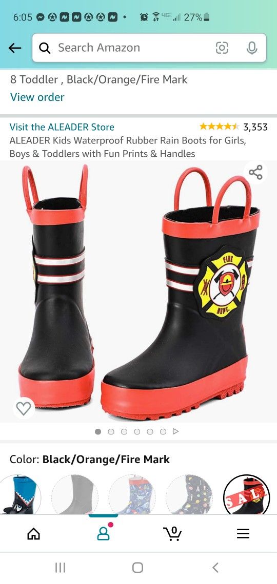 Little Boys Rain Boots Brand New