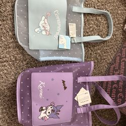 Kuromi & Cinnamoroll Mesh Tote Bag/Purse - 2022