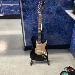 Fender Starcaster Black Electric Guitar