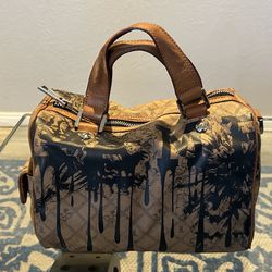 L.A.M.B bag by Gwen Stefani floral graffiti hand bag