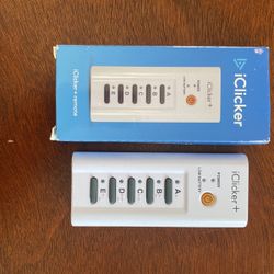 Back To School iClicker+ Remote Student iClicker