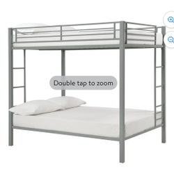 Full Over Full Metal Bunk Bed 