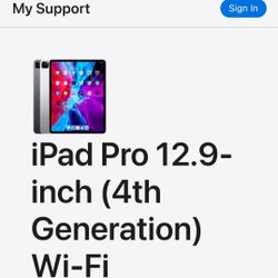 Ipad Pro 12.9' 4th Generation (WIFI)