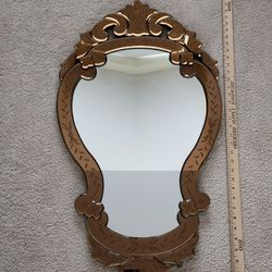 Etched Wall Mirror