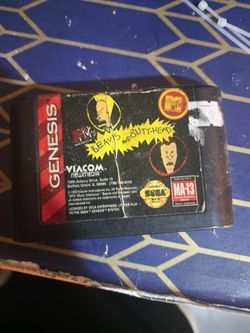 Beavis & Butthead Sega Genesis Game