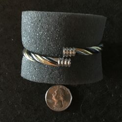 Tri Color Stainless Steel Wire Bracelet