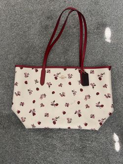 Coach Bags Coach City Tote With Ladybug Floral Print With Slim Wallet