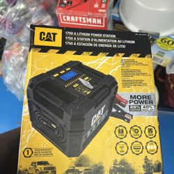 cat lithium 1750a jump starter power station 120 psi compressor car jump start