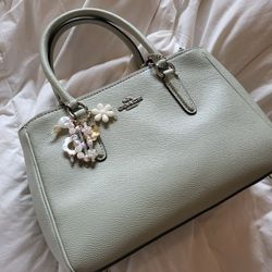 Mint Coach Purse