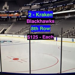 Kraken Blackhawks Tickets