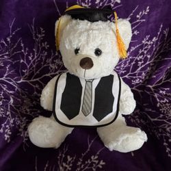 Graduation Teddy Bear with Cap and bib