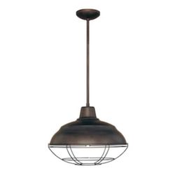 Millennium Lighting Neo-Industrial Rubbed Bronze Industrial Bowl Pendant Light