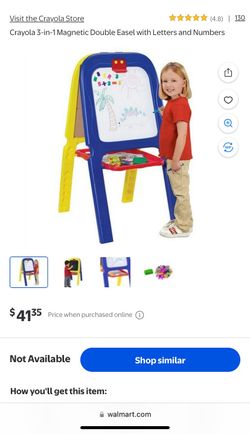 Drawing board / Easel For Kids Age 3 And Up, Crayola 3-in-1 Magnetic Double Easel