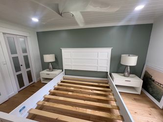 Nightstands and lamps