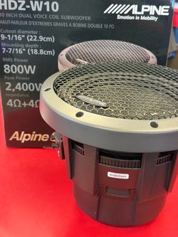Alpine Status Subwoofers 12” & 10”