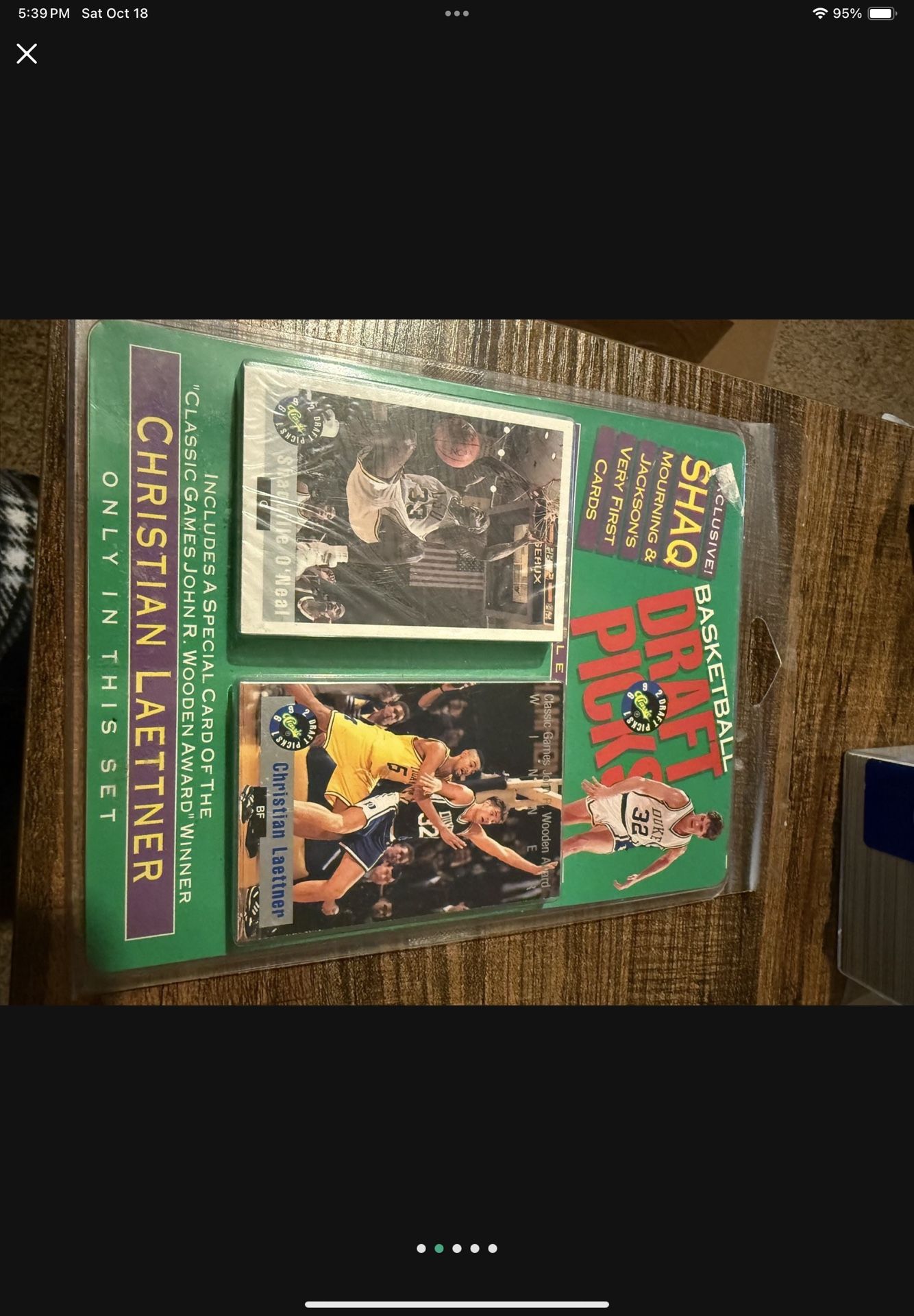 1992 Classic Draft Picks Sealed Complete Basketball Card Set With Shaq & Alonso Mourning Rookies, Etc