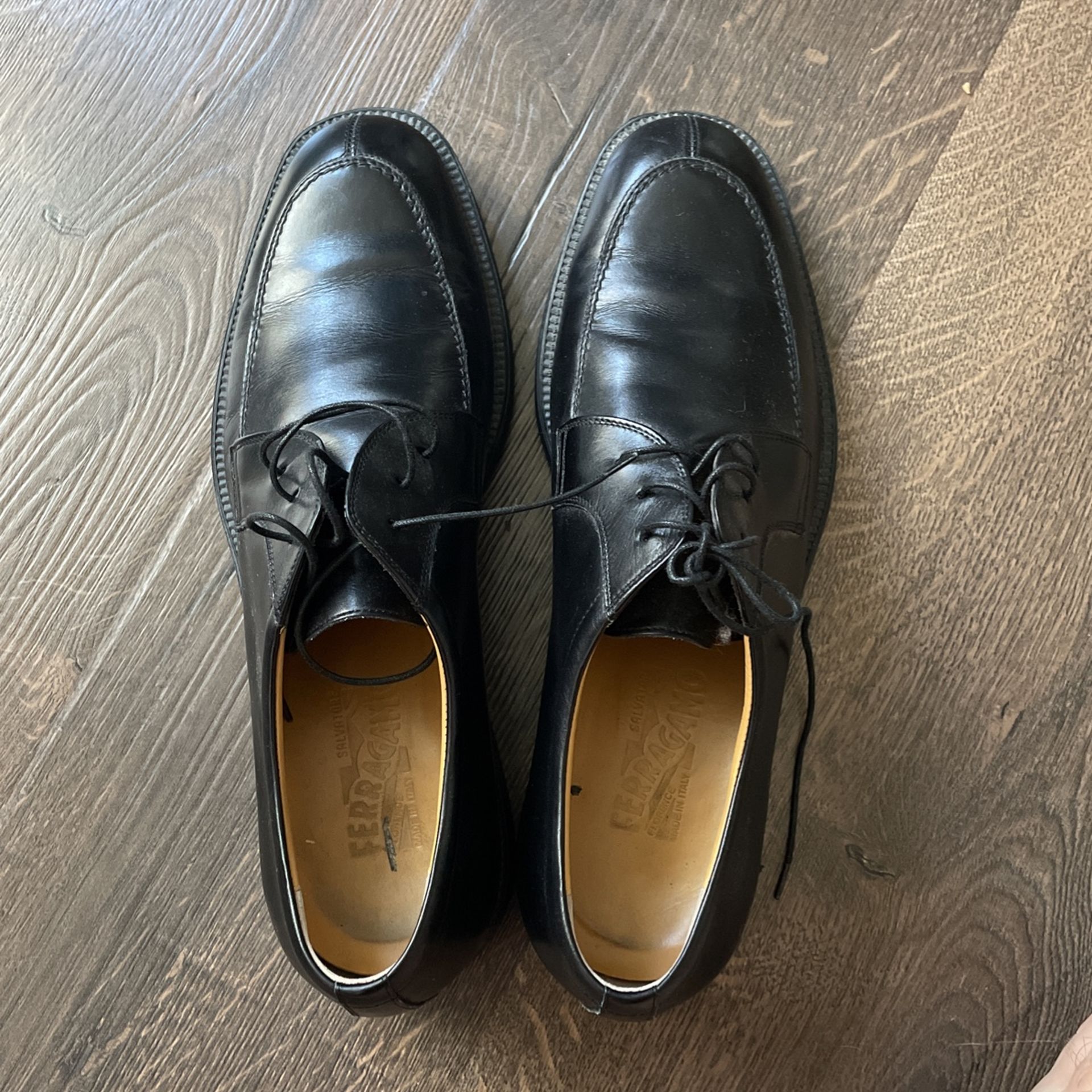 Salvatore Ferragamo Black Dress Shoes And Ted Baker Shoes