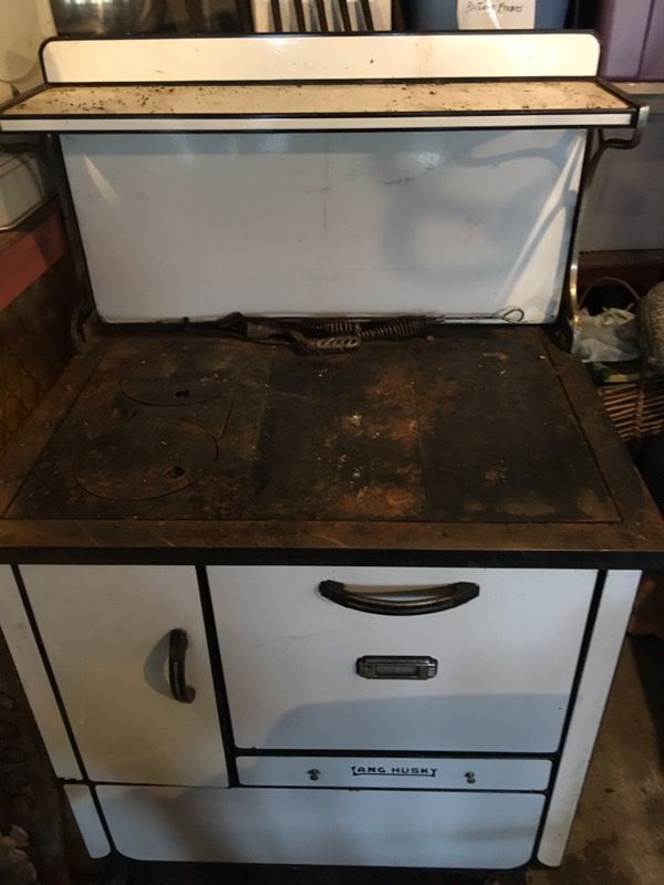 Antique Lang Husky Wood Cook Stove Retro Seattle