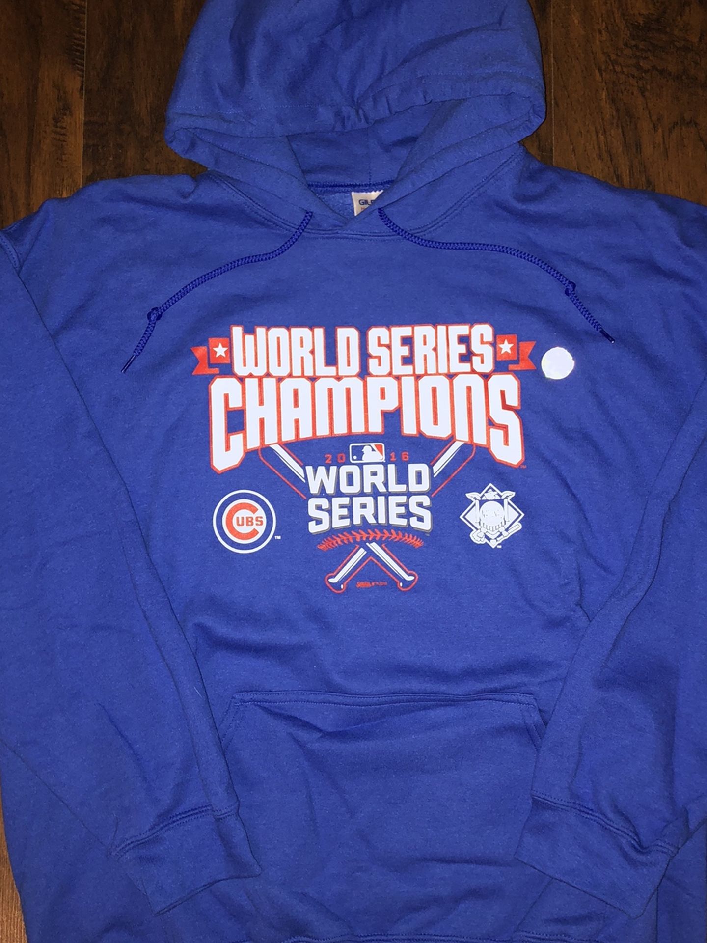 Chicago Cubs 2016 WS Champions Gildan Hoodie Sz XL NEW