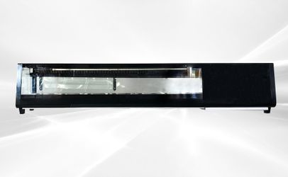 Black Refrigerated Display Case sushi refrigerator NSF CS-62A