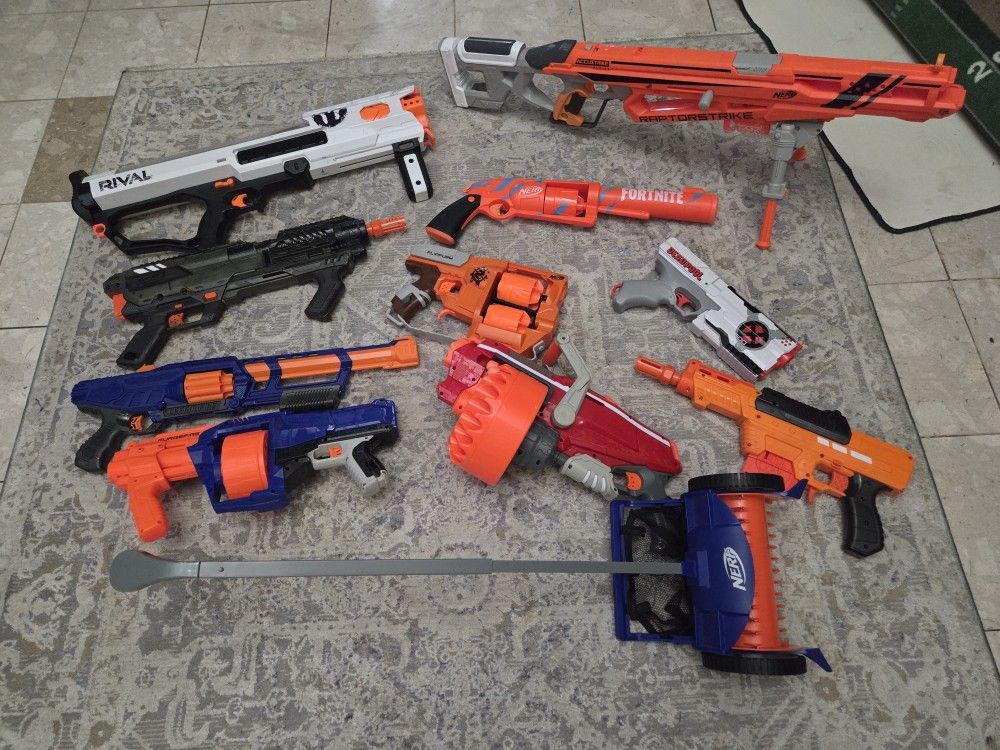 Nerf Guns Galore!