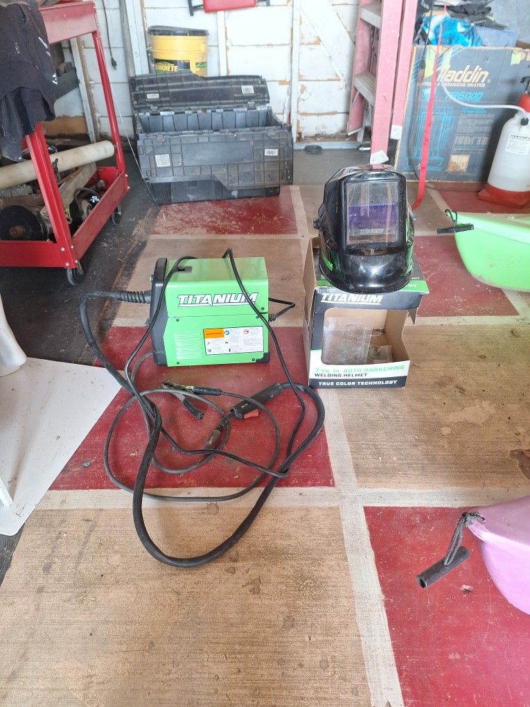Flux Welder And Helmet