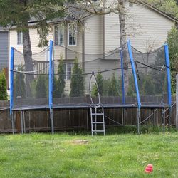 Trampoline With Net