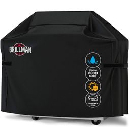 Grillman Grill Covers. Many Sizes. Black
