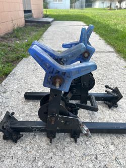 Two Trailer Winch Stand with Roller,