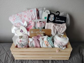 Baby Girl welcome home baskets 🩷👣