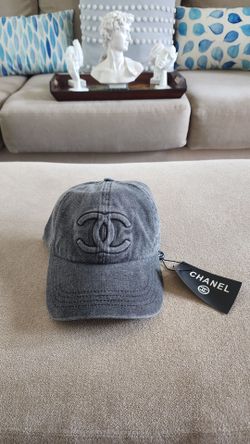 Whashed color denim hat $80