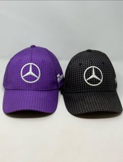 Mercedes Benz  AMG F1 Racing Team Hats from 1st Vegas F1 Worn Only once each adjustable, one size fits all unisex