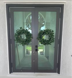 8 ft hurricane doors need to be painted