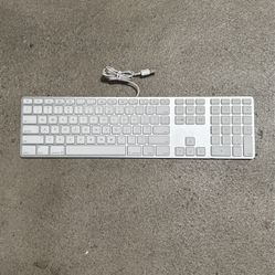 Apple Mac iMac Macbook Desktop Laptop Computer Usb Keyboard Silver White Numeric