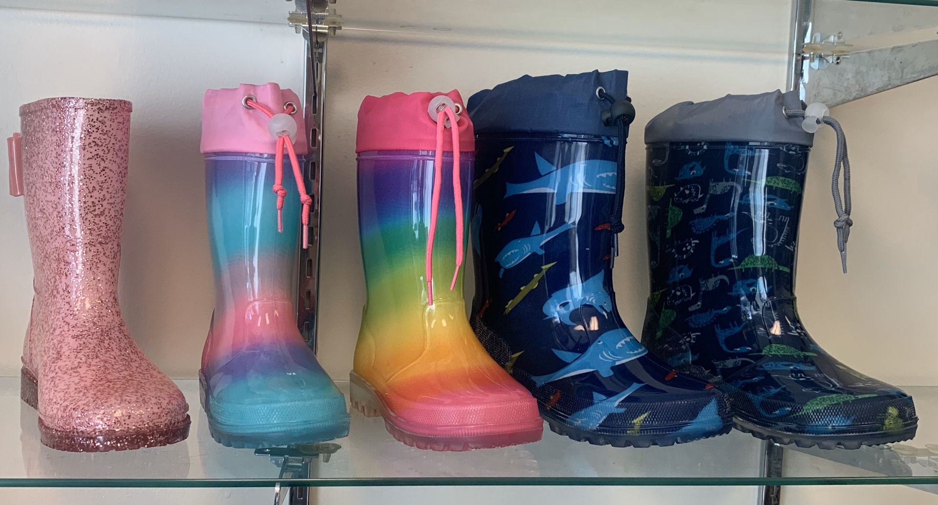 Rain boots for kids and toddlers girls and boys