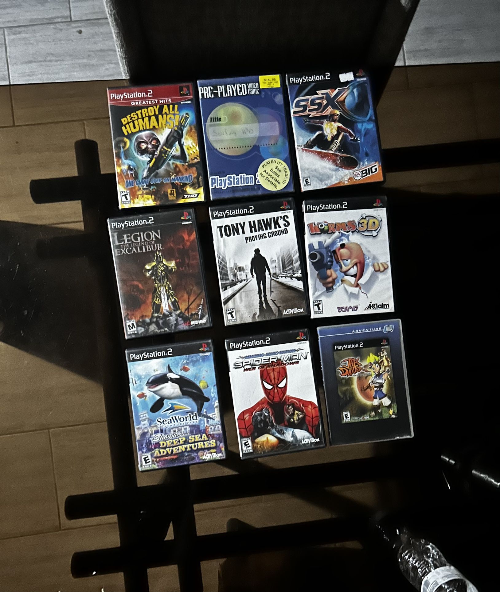 PlayStation 2 (PS2) Bundle Pack Of Used Games.