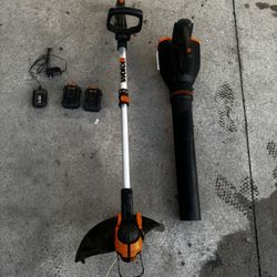 WORX 20v Weeder and 20v Blower 