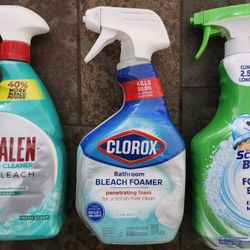 Scrubbing Bubbles Or Clorox, Cloralen Bathroom Cleaner Both  32oz 