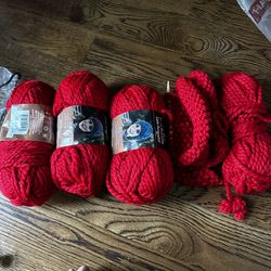 4 Pieces Wool Yarn