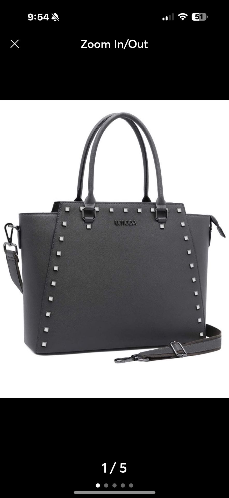 Laptop Bag for Women,13-15.6 Inch Padded Laptop Tote Bag,Multi Pockets Computer Bags for Women,Gray
